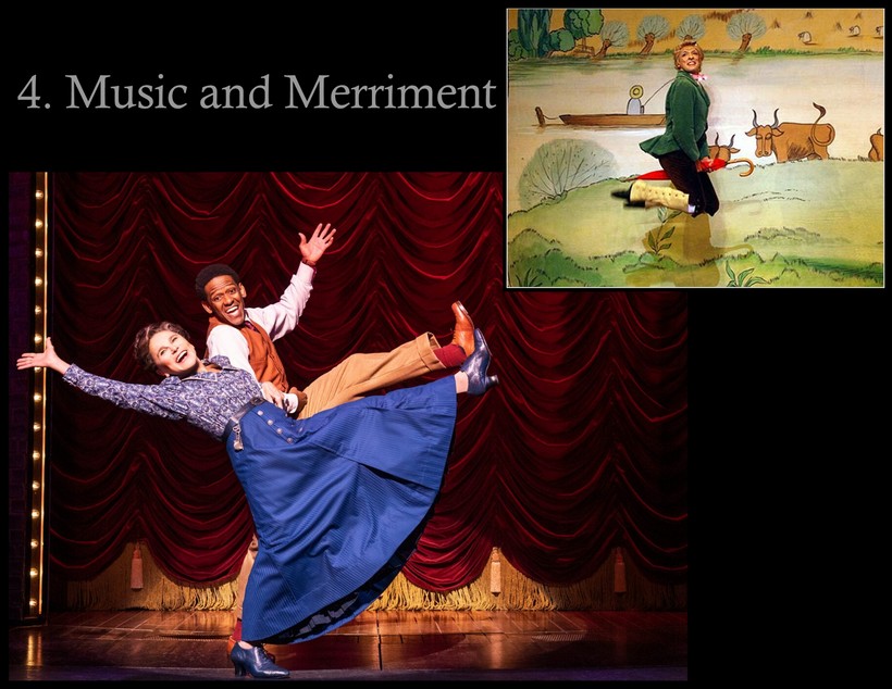 Scenes from FUNNY GIRL and LA FILLE MAL GARDe