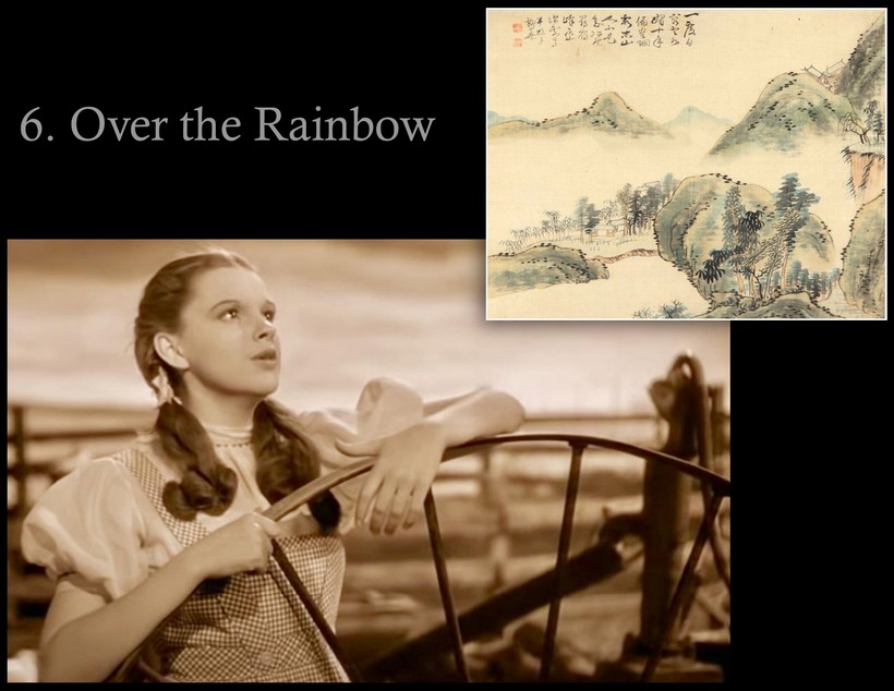THE WIZARD OF OZ and a Chinese landscape