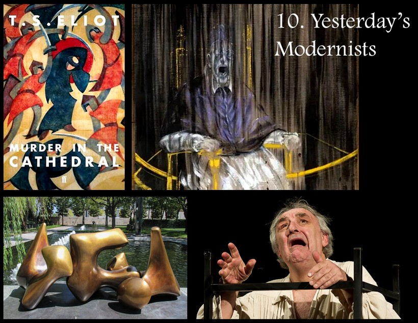 Eliot, Bacon, Maxwell Davies, and Moore