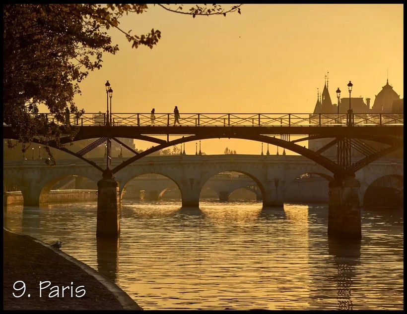 Bridges over the Seine in Paris