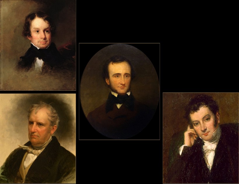 Longfellow, Poe, Irving, Cooper