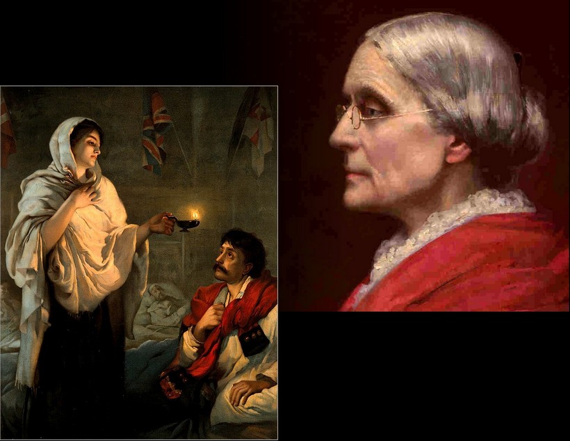 Florence Nightingale and Susan B. Anthony