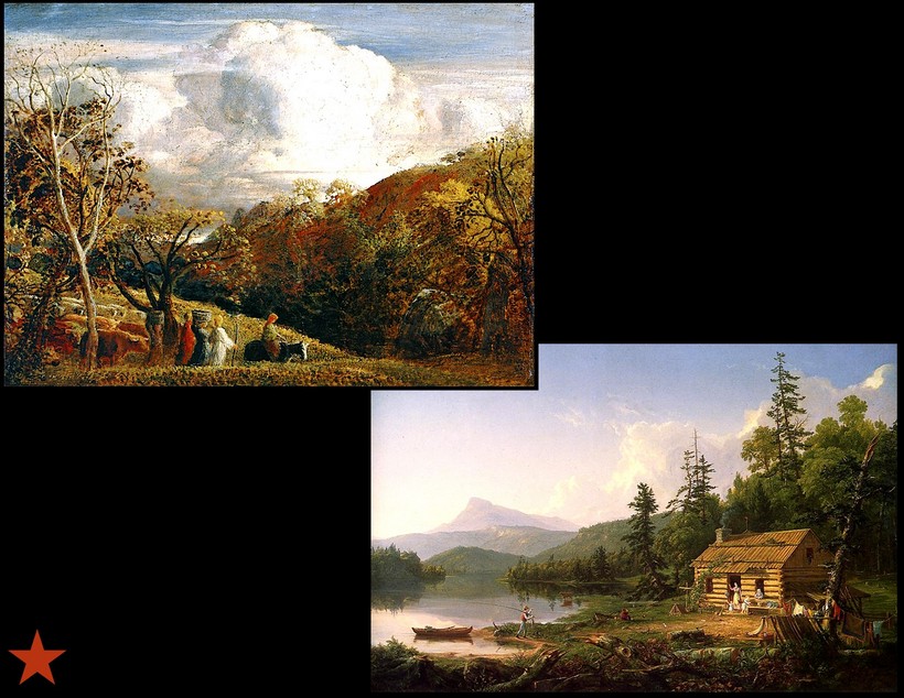 Two landscapes