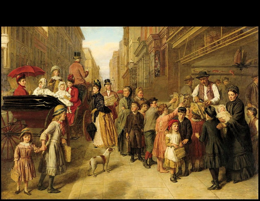 William Powell Frith: Poverty and Wealth, 1888