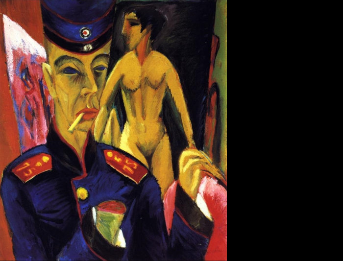 Kirchner's Self-portrait as a Soldier