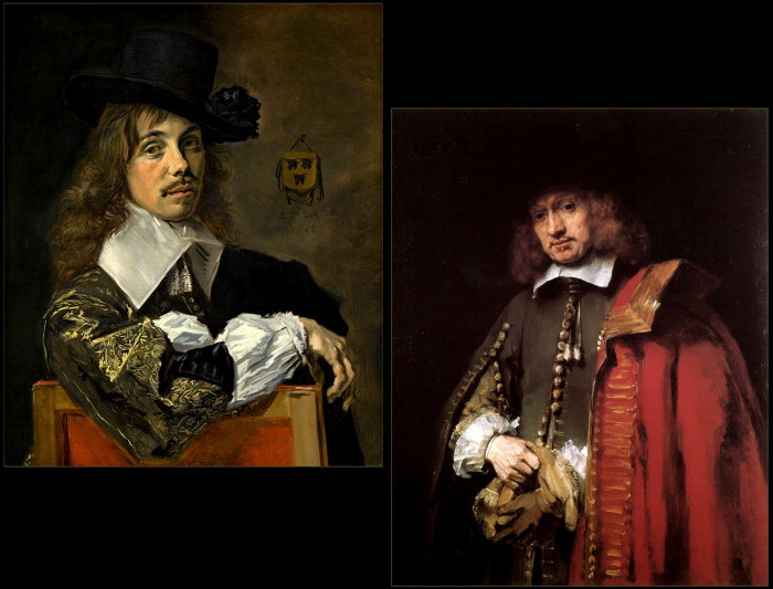 Portraits by Hals and Rembrandt