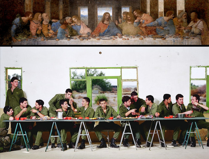 The Last Supper, photograph by Adi Nes