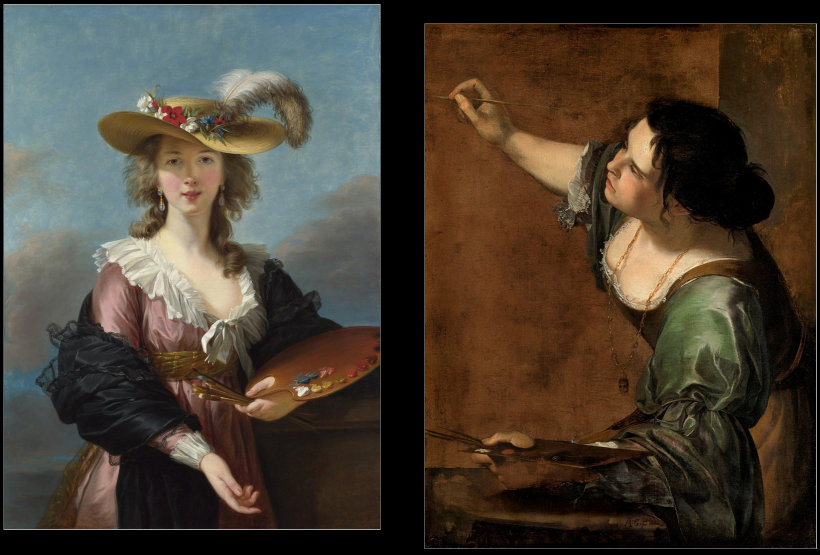 Vige le Brun and Gentileschi