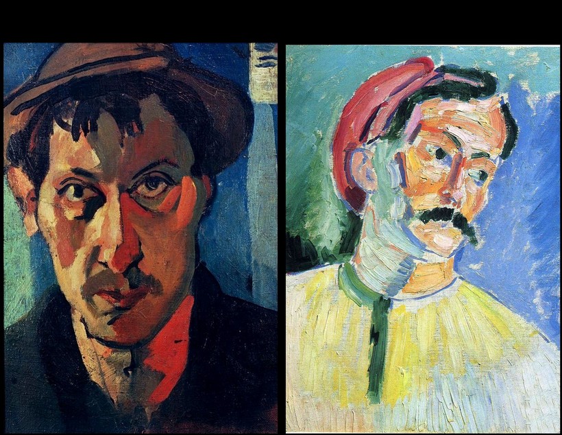 [Self] portraits by Derain and Matisse